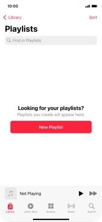 Press New Playlist.