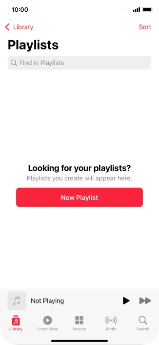Press New Playlist.