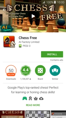 Press INSTALL and follow the instructions on the screen to install the app.