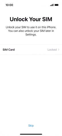 Press SIM Card.