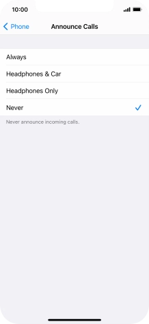 Press Always to turn on the function when silent mode is turned off.