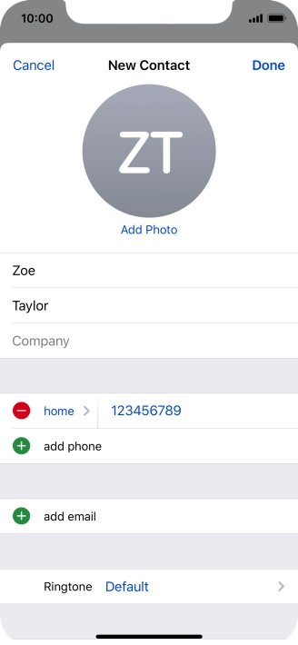 Press Done. Press Done.