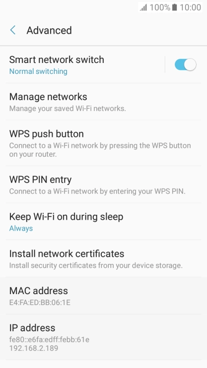 Press the Home key to return to the home screen.