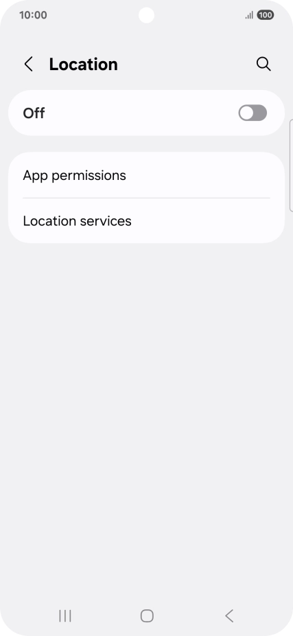 Press the indicator to turn the function on or off.
