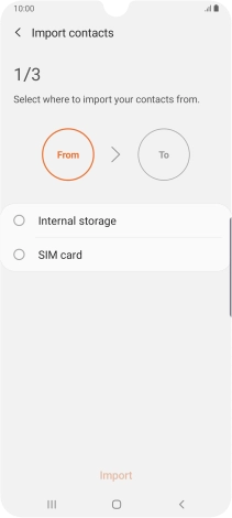 Press the name of the SIM.