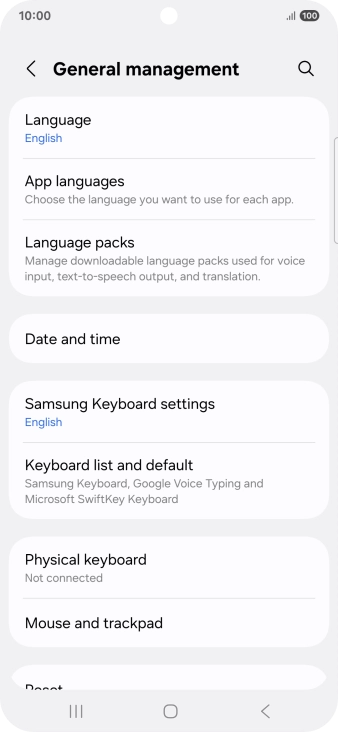 Press Date and time.