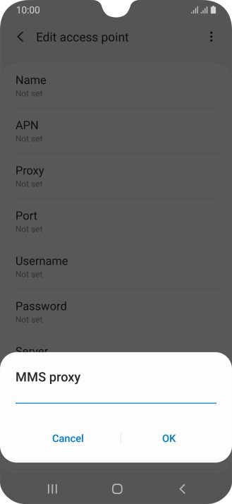 Key in 10.24.59.200 and press OK.