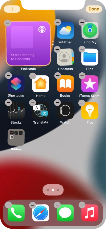 Press Done. Press Done.