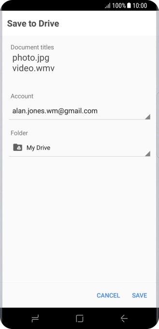 Press the field below 