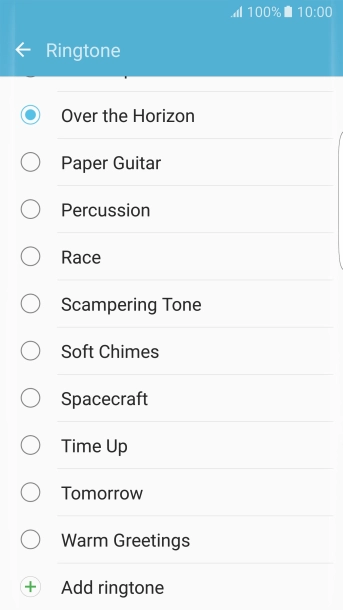Press Add ringtone. Press Add ringtone.