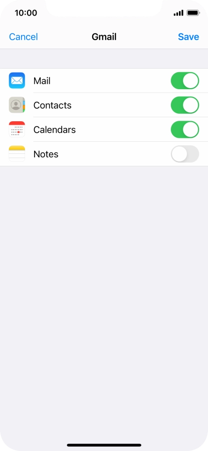 If this screen is displayed, you email account has been recognised and set up automatically. Follow the instructions on the screen to key in more information and finish setting up your phone.