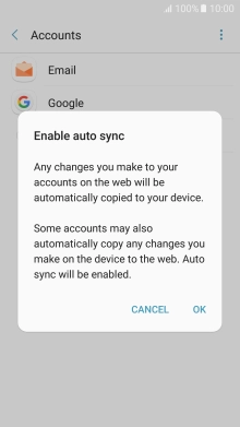 Press OK to turn on the function.