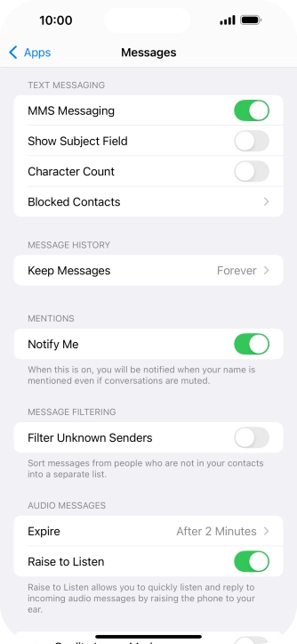 Slide your finger upwards starting from the bottom of the screen to return to the home screen.