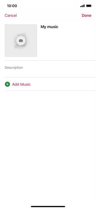 Press Add Music.
