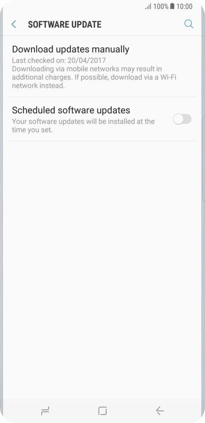 Press Download updates manually. If a new software version is available, it's displayed. Follow the instructions on the screen to update the phone software. Press Download updates manually. If a new software version is available, it's displayed. Follow the instructions on the screen to update the phone software.