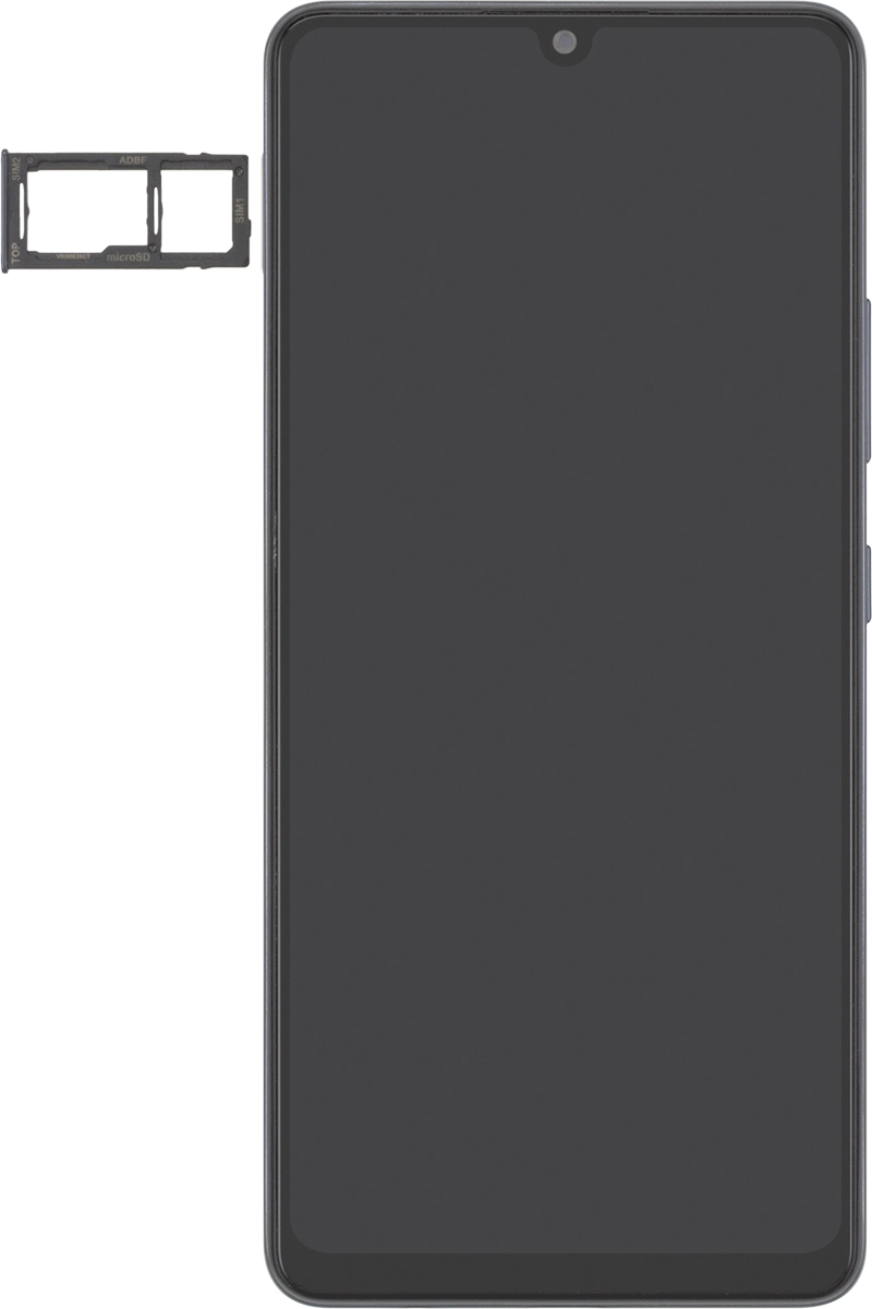 Turn your SIM so the angled corner of the SIM matches the angled corner of the SIM holder and place your SIM in the SIM holder.