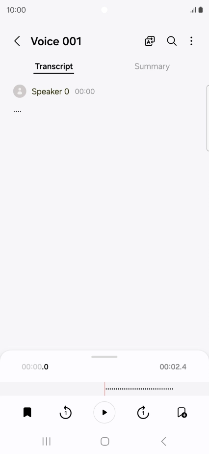 To view a summary of the text, press Summary.