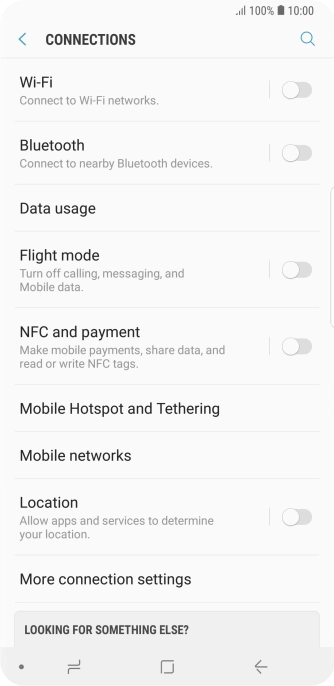 Press Data usage. Press Data usage.