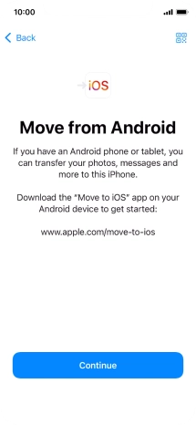 To transfer content to your phone, you need to install the app To transfer content to your phone, you need to install the app