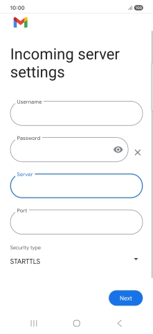 Press the field below 
