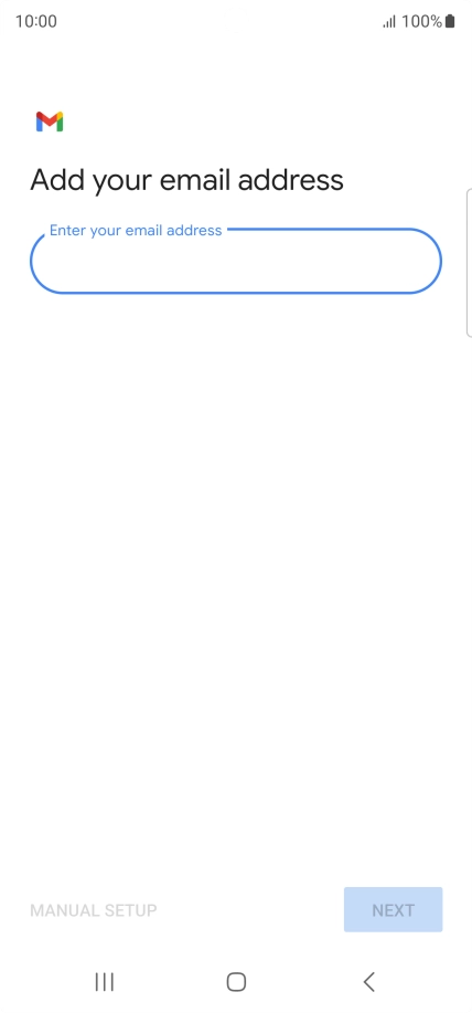 Press the field below 