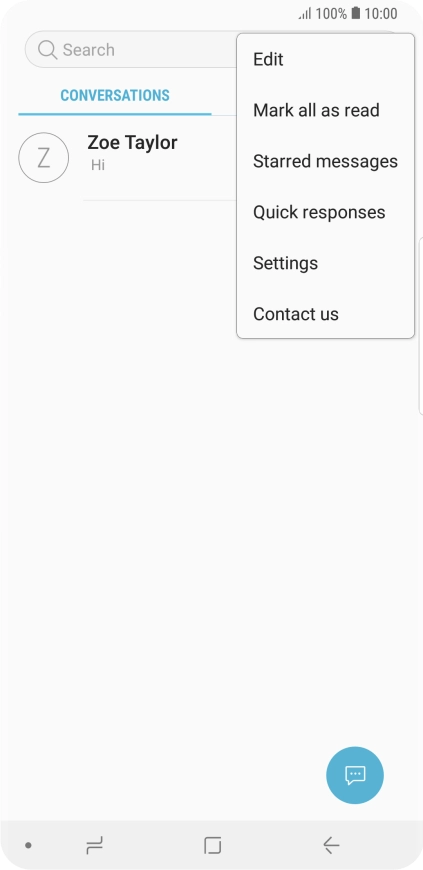 Press Settings.