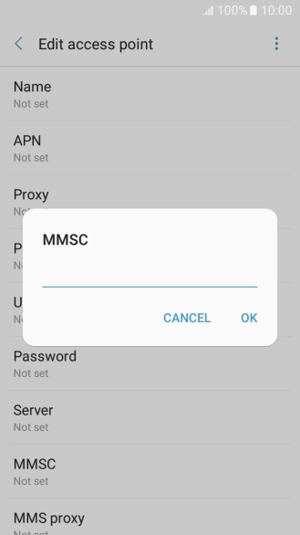 Key in http://www.vodafone.ie/mms and press OK.