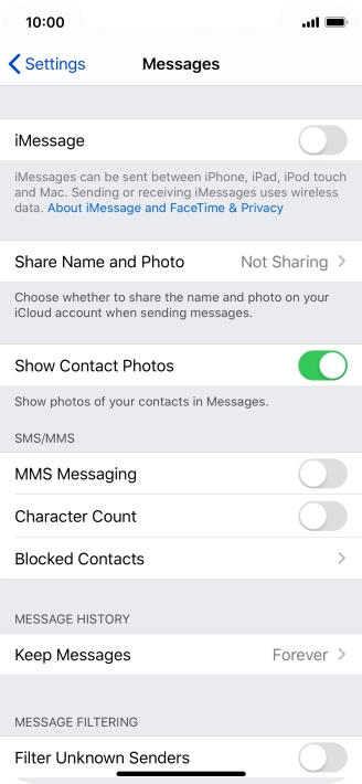Press the indicator next to Press the indicator next to