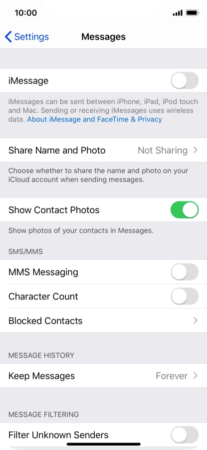 Press the indicator next to Press the indicator next to