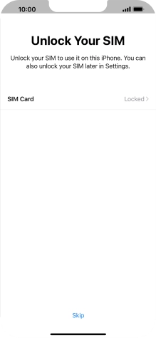 Press SIM Card.