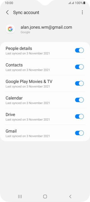 Press the Home key to return to the home screen.