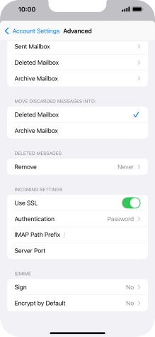 Press Authentication.