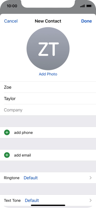 Press add phone. Press add phone.