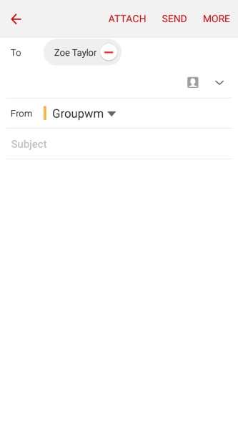 Press Subject and key in the required subject.