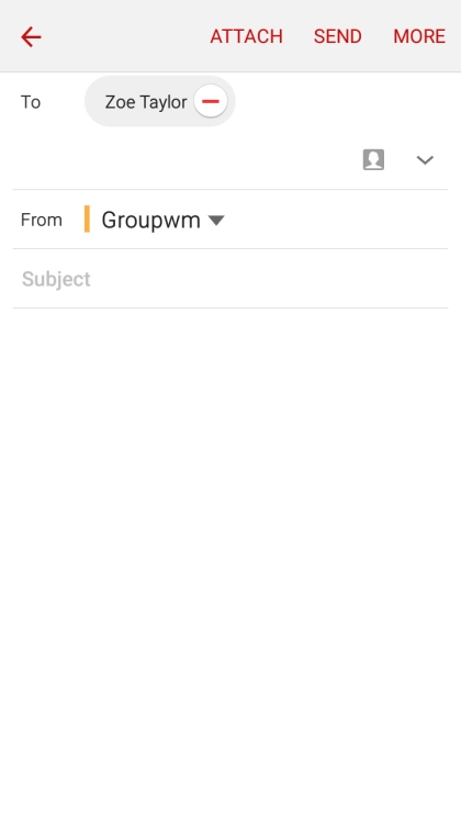 Press Subject and key in the required subject.
