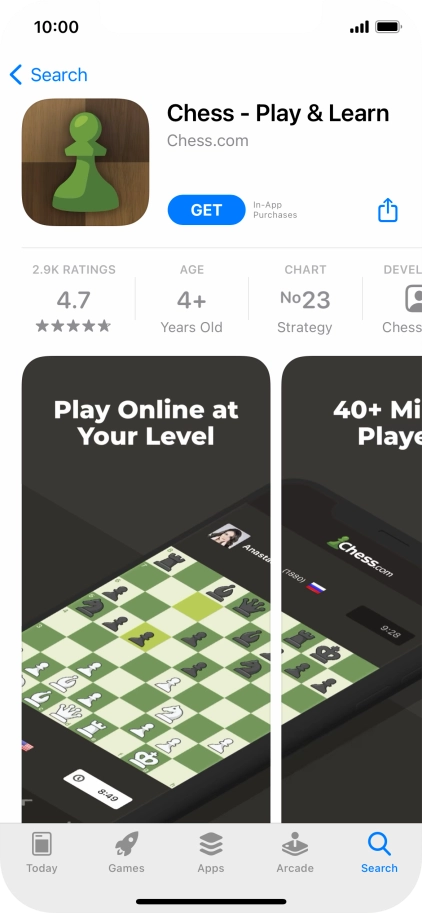 Press GET and follow the instructions on the screen to install the app. Press GET and follow the instructions on the screen to install the app.
