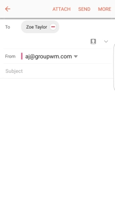 Press Subject and key in the required subject.