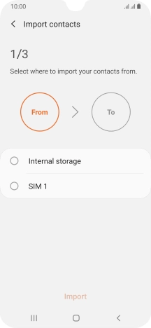 Press the name of the SIM.