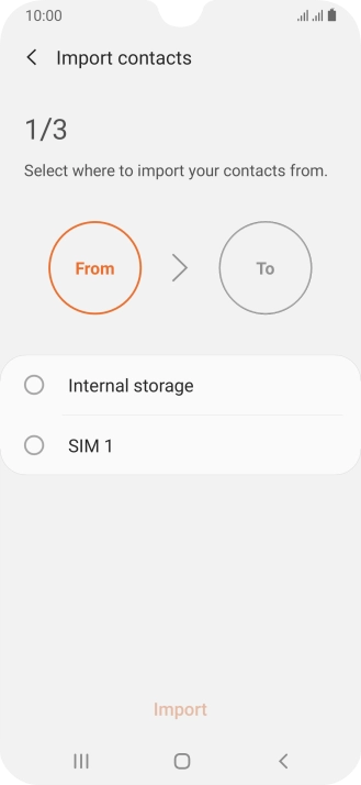 Press the name of the SIM.