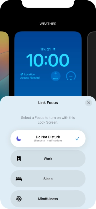 Press the close icon.