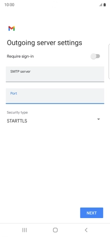 Press the drop down list below 