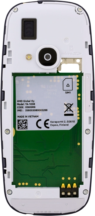 Slide your SIM into the SIM holder.