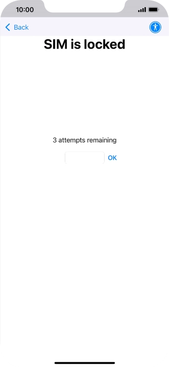 If your SIM is locked, key in your PIN and press OK.