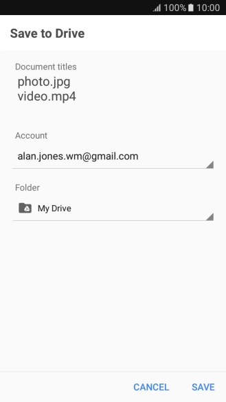 Press the field below 