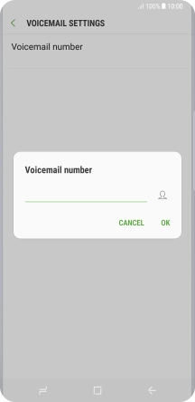 Key in (prefix) 5 (your phone number) and press OK.