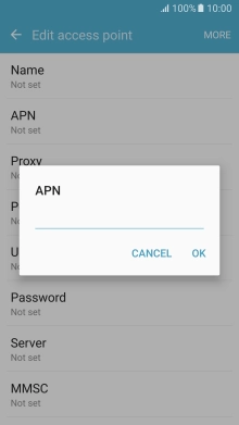 Key in live.vodafone.com and press OK. Key in live.vodafone.com and press OK.