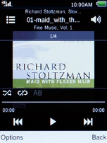 Press the Left selection key.