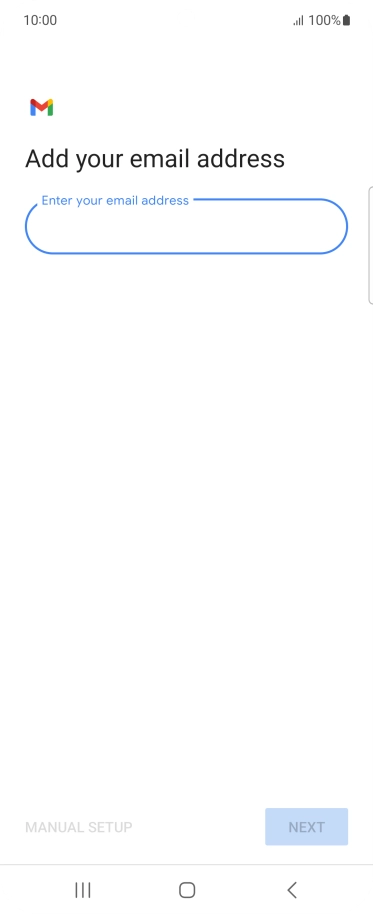 Press the field below 