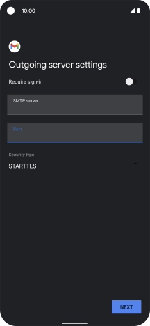 Press the drop down list below 
