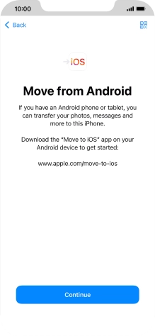 To transfer content to your phone, you need to install the app 